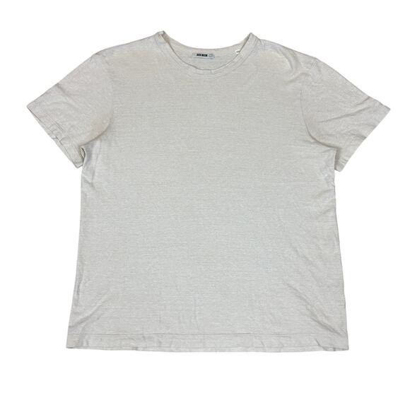 Buck Mason Classic Straight Hem Hemp Cotton Shirt Men's L Minimalist Americana - Picture 1 of 9